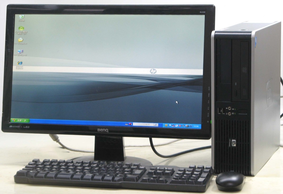 限定価格セール の中古デスクトップパソコン Hp 中古 Compaq Dc7900 Sff E7400 22液晶セット ヒューレット パッカード Windowsxp 中古パソコン 中古pc 中古パソコンのused Pc 福袋セール の