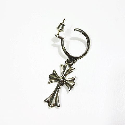 中古 バーバリー クロムハーツ Chrome Hearts スカート ピアス 未使用 フープピアス タイニー クロス Tiny Ch Cross 925 アクセサリー シルバー メンズ レディース ベクトル 古着 0625 ベクトル マークスラッシュ ベクトル マークスラッシュ 中古 クロム