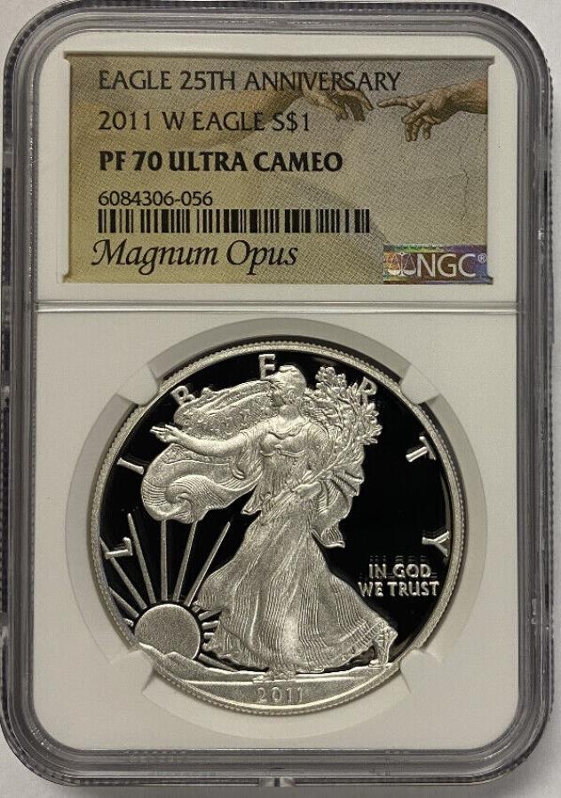 W Ngc Pf W Silver Eagle