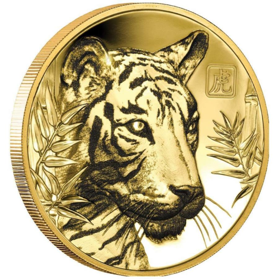 楽天市場Goldm nzeJahrdesTigers Lunar Serie 2022 niue im etui 1 oz pp