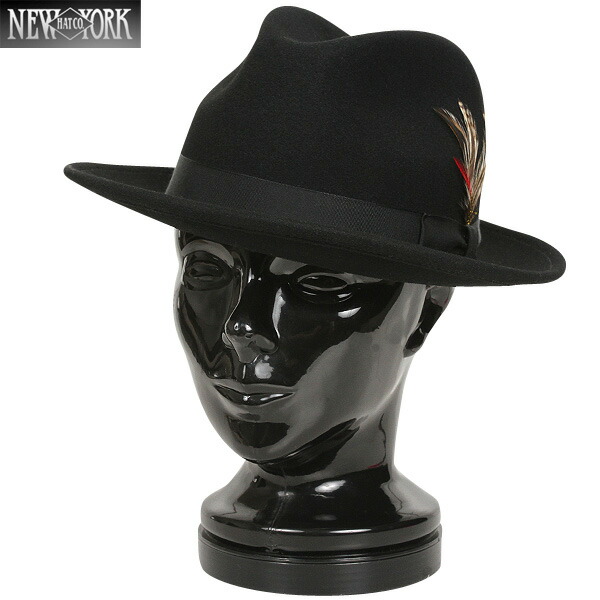 Chuck Black Feather Fedora
