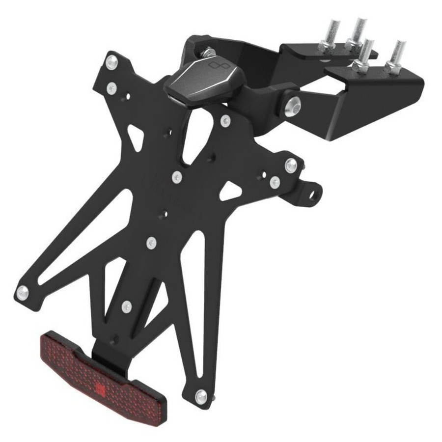 プレート ホルダー バイク用品 ミラー 外装パーツ 改造 カスタム 中型バイク パーツ ライテック サーキット ヘルメット タイヤ パーツ ジャケット ナンバー 二輪車 原付lightech ライテック アジャスタブル ナンバー プレート ホルダー Zx 10r Zx 636 Zx 6r ウェビック