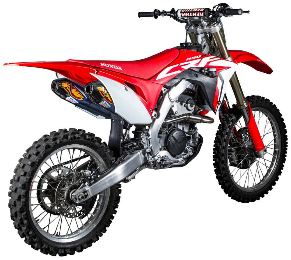 エフエムエフ CRF250R 二輪車 フルエキゾーストマフラー 2018：ウェビック 店 FACTORY4.1RCT マフラー 【送料無料】  バイク用品 コンプリート ミラー FMF 2018 FMF CRF250R エフエムエフ 041573