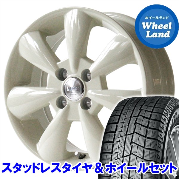 15 木 最大2 000円クーポン発行 Jf系 取付対応 ホンダ N 車用品 Boxスラッシュ Jf系 Ig60 Na車 4wd ルーシー Lucy アイボリー ヨコハマ アイスガード 6 Ig60 165 55r15 15インチ スタッドレスタイヤ ホイールセット 4本1台分 ホイールランド 店 15インチ