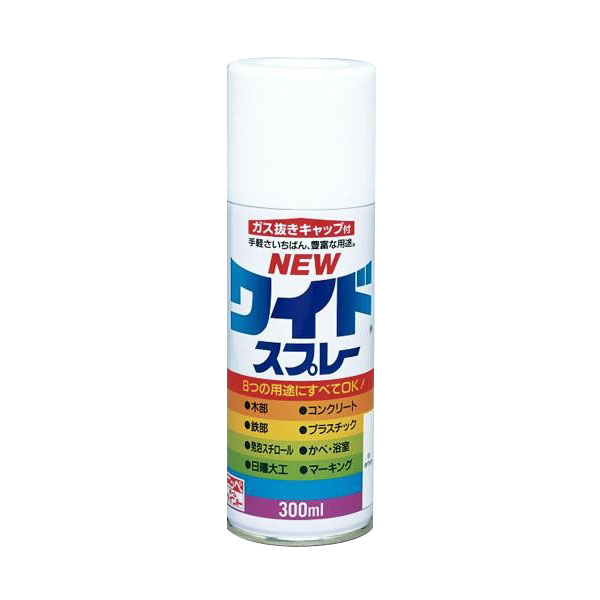 ニッペ ガーデン ホームペイント ニューワイドスプレー 300ml 12本入 代引き不可 さんじょうインテリア手軽さいちばん 豊富な用途 ガス抜きキャップ付き チェア 塗装用品