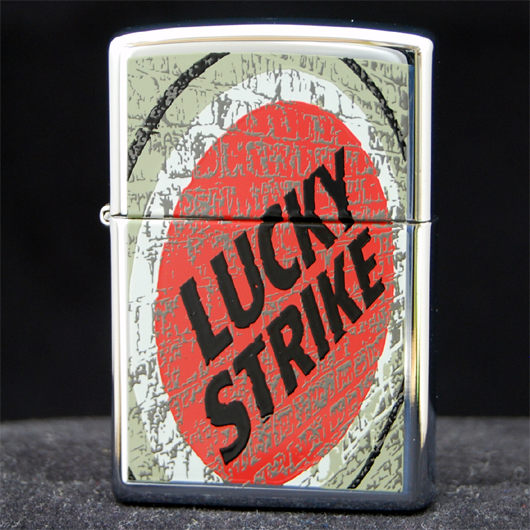 Lucky Strike ラッキーストライク Zippo 250 ウォールペイント 廃盤モデル 喫煙具 喫煙具 Zippo ジッポーライター ウォールペイント オイルライター たばこ柄