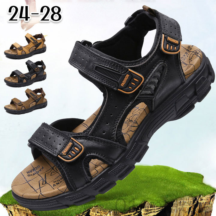 涼風を感じるメンズサンダル アウトドアから街歩きまで 汗ばむ季節の足元解放 カラーバリエーションで個性表現画像