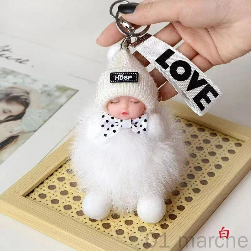 楽天市場】【在庫限り！大放出セール】狐毛睡眠人形ストラップドール