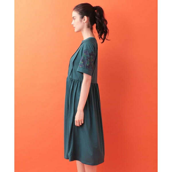 楽天市場 フラワー刺繍アップリケワンピース ホコモモラ Jocomomola 丸井 マルイ 楽天市場店