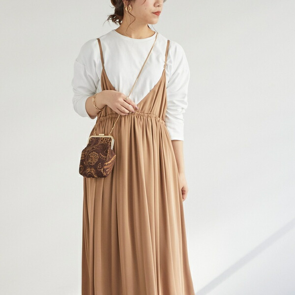 おトク情報がいっぱい ワンピース ギャザーキャミワンピース ドゥ アルシーヴ Dgb Gov Bf