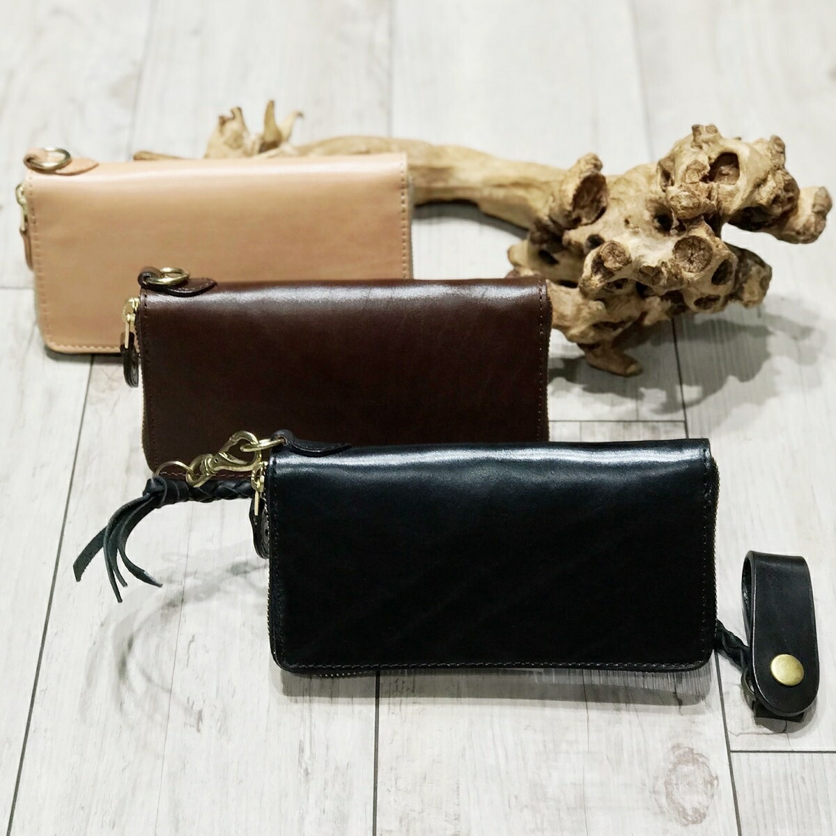 ウォレット 財布 ケース 財布 メンズ財布 ショルダーレザーファスナー ウインズハウス 丸井 マルイ 店長財布