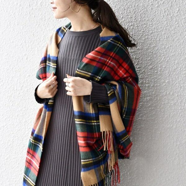 美品です　ジョンストンズ 大判ストール UNITED ARROWS 楽天市場】【SALE／50%OFF】[別注][ジョンストンズ]JOHNSTONS SOLID