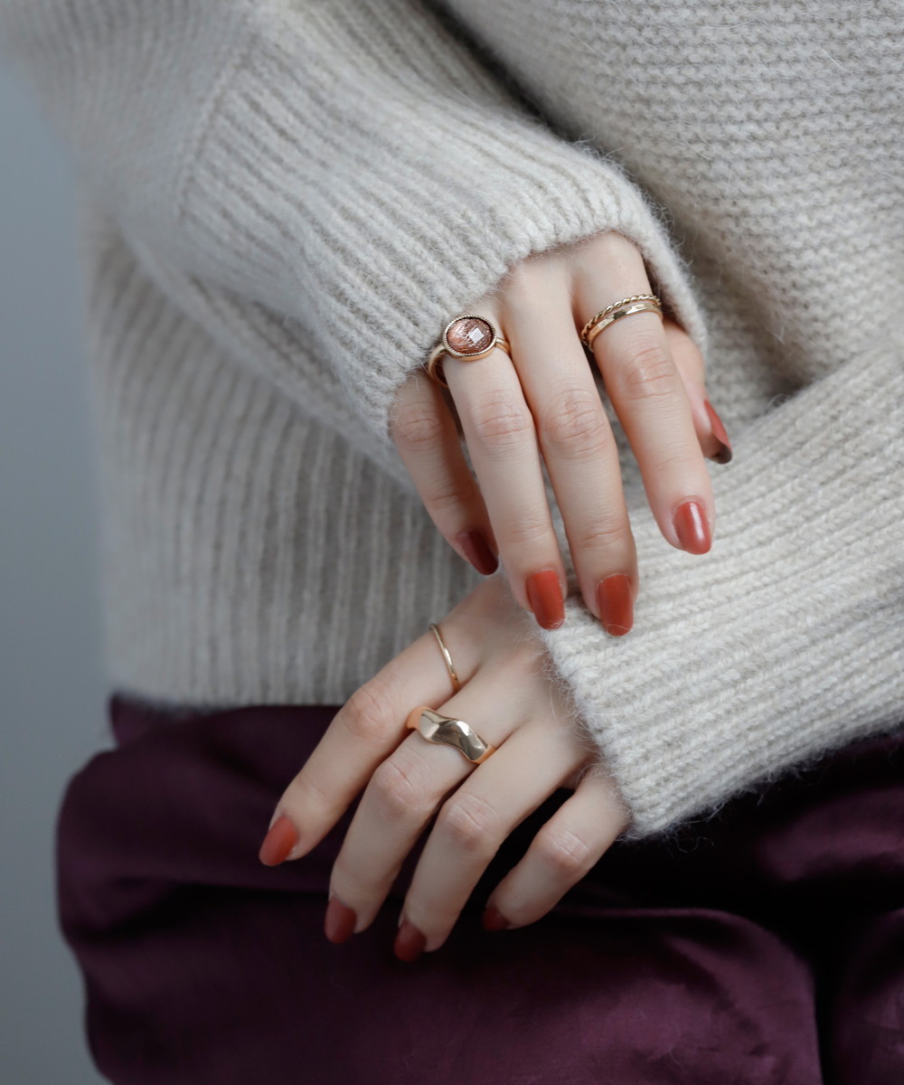 楽天市場】変形ウェーブラインリング／アネモネ（ANEMONE） : 丸井