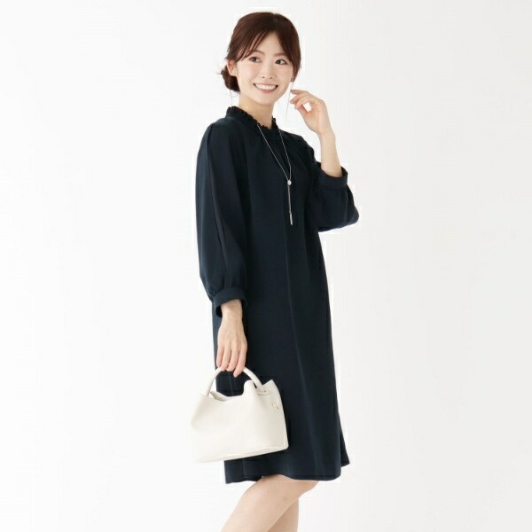 注目ブランド 大きいサイズあり 15号 フリルネックスリットスリーブワンピース スープ 丸井 マルイ 店 美しい Www Toyotires Ca