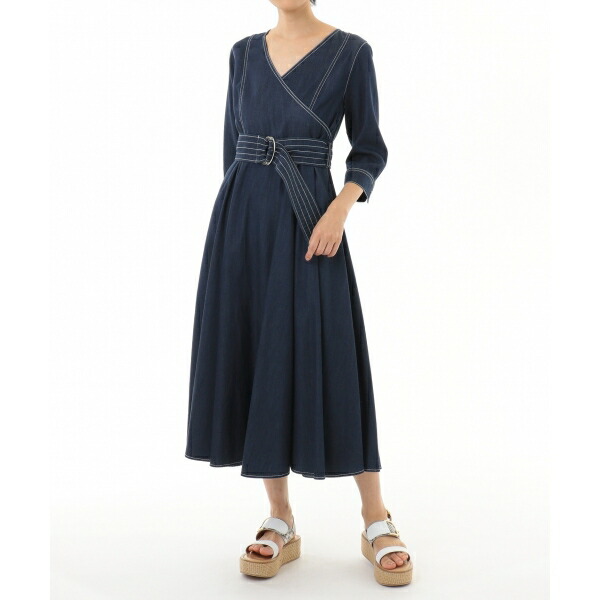 超大特価 楽天市場 カシュクールデニムワンピース グレースコンチネンタル 丸井 マルイ 楽天市場店 50 Off Advance Com Ec