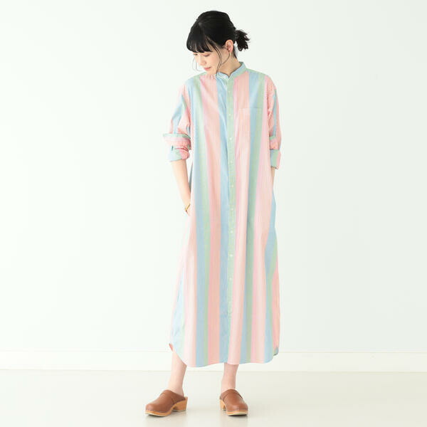 Sale コーディネートの主役になるワンピース ｂｅａｍｓ ｂｏｙ マルチストライプ ワンピース ビームス ワンピース ボーイ 丸井 マルイ 店