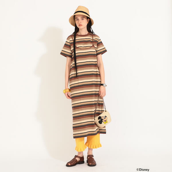 前後どちらも着用可能 ｂｅａｍｓ ｂｏｙ ワンピース マルチボーダー キャミソール ワンピース ビームス ボーイ 丸井 マルイ 店