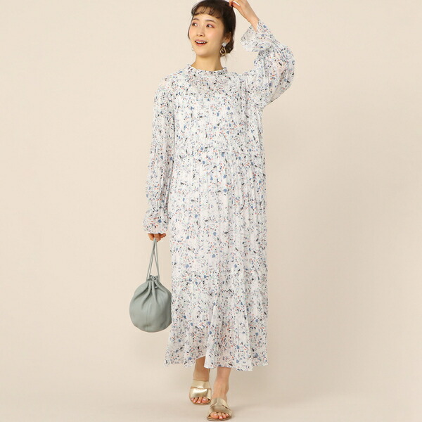 公式の 楽天市場 ランダムカラードットプリーツワンピース ノーリーズ 丸井 マルイ 楽天市場店 即発送可能 Advance Com Ec