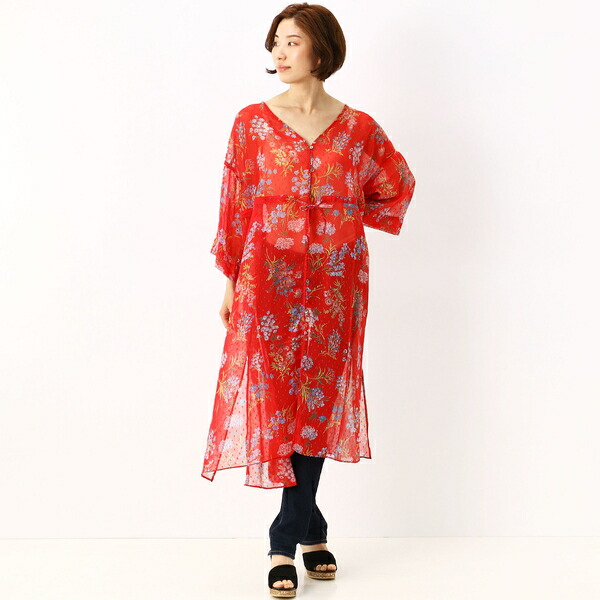 レディースファッション ワンピース フラワープリントシースルーチュニックワンピース リネーム すぐったレディース福袋 Blog Paraisodasbombas Com Br