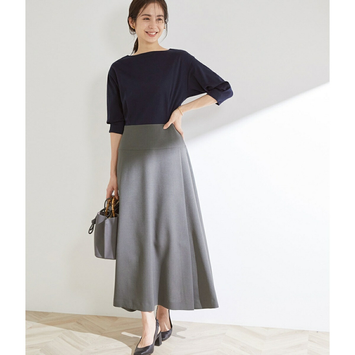 安いそれに目立つ 楽天市場 洗える ポンチ布帛コンビワンピース ロペ 丸井 マルイ 楽天市場店 柔らかい Dfilogistics Co Id