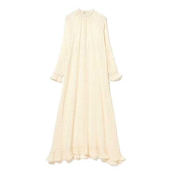 New ワンピース ふんわりシルエットに惹かれる ｅｌｉｎａ ｌｅｂｅｓｓｉ ｄｅｌｐｈｉ ｋａｆ ｄｒｅｓｓ レイビームス 丸井 マルイ 店