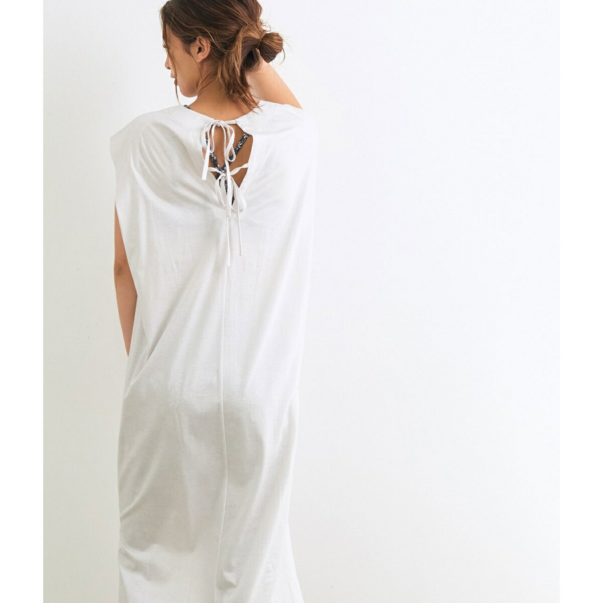 大好き Sale その他ワンピース Ecovero R バックリボンワンピース ナージー 超歓迎現品限り一斉値下げ