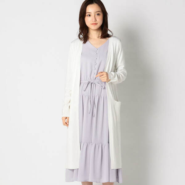 スリットパール舞台の袖ロングカーディガン ミッシュマッシュ Msgtours Com