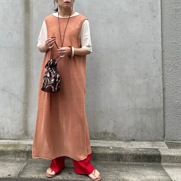 レイヤード前後 ニットワンピース ドゥ アルシーヴ Psicologosancora Es