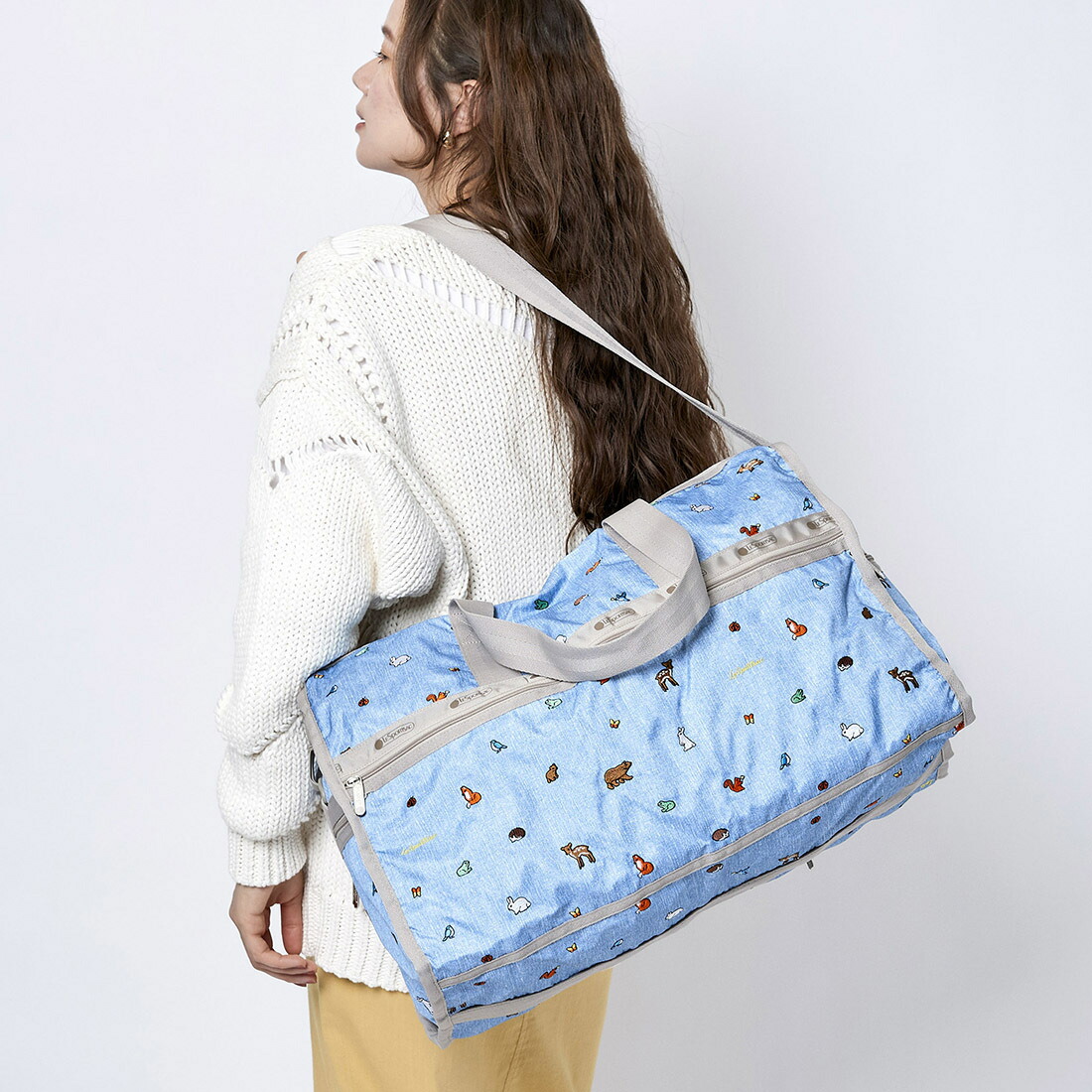 ボストンバッグ バッグ Weekender ウェイク レディースバッグ アップ Deluxe Lg Weekender ウェイク アニマルズ レスポートサック 丸井 マルイ 店