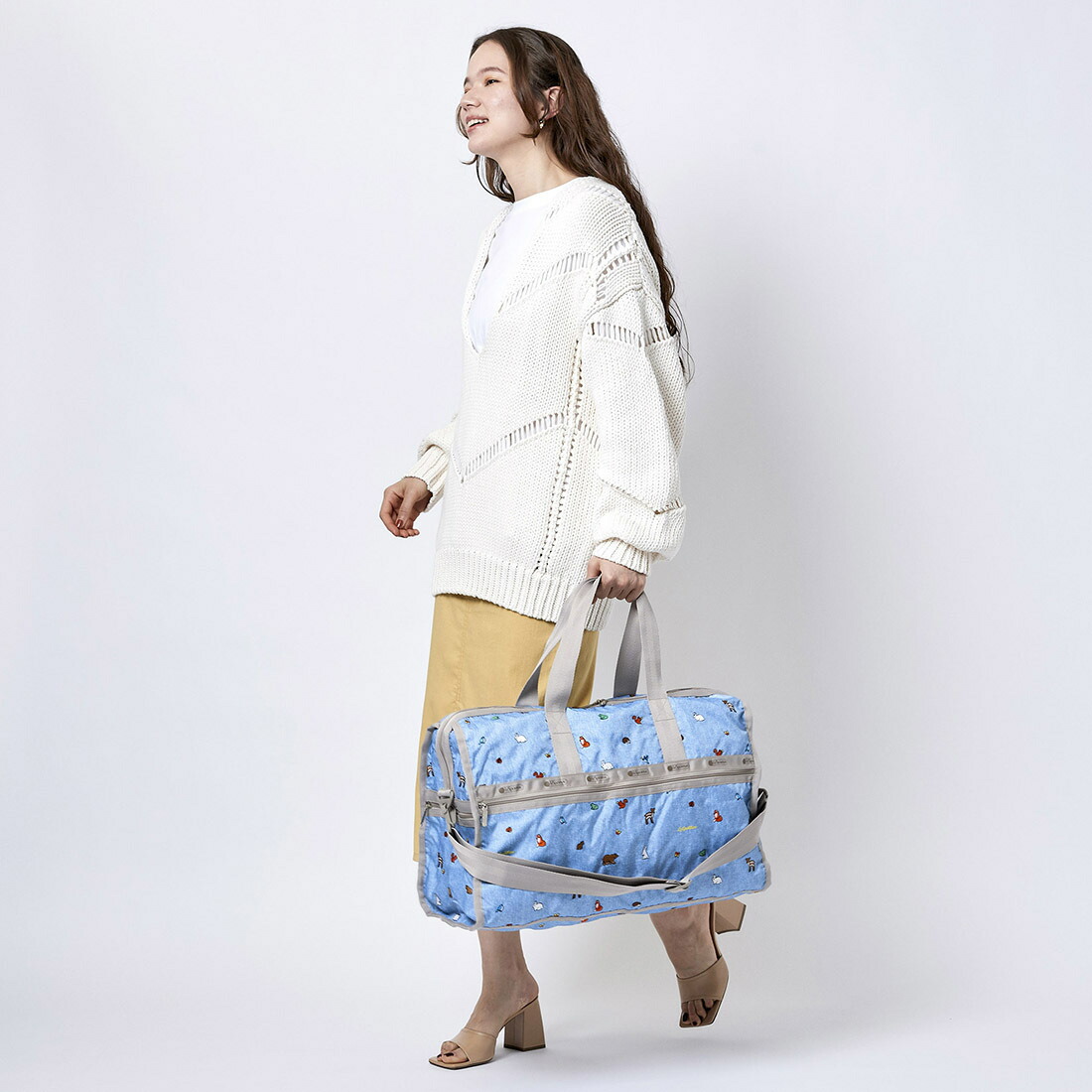 ボストンバッグ バッグ Weekender ウェイク レディースバッグ アップ Deluxe Lg Weekender ウェイク アニマルズ レスポートサック 丸井 マルイ 店