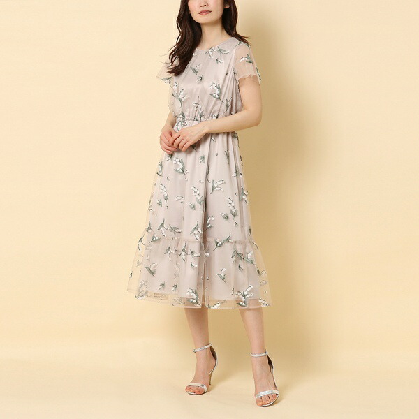 スズランチュール刺しゅうワンピース ローズティアラ Colegiovictorhugo Cl