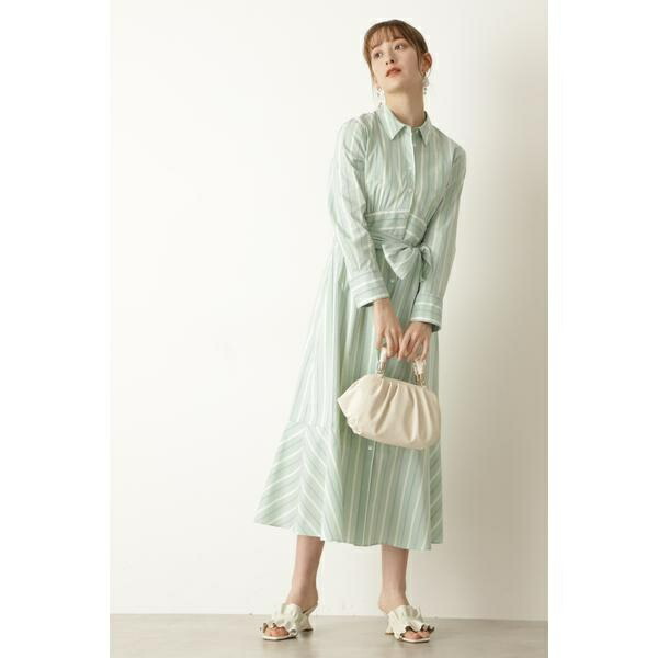 残りわずか 楽天市場 メルストライプワンピース ジルスチュアート 丸井 マルイ 楽天市場店 海外最新 Advance Com Ec