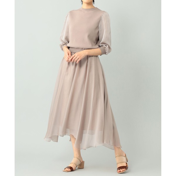 メール便なら送料無料 楽天市場 シアーコンビニットワンピース グレースコンチネンタル 丸井 マルイ 楽天市場店 コンビニ受取対応商品 Advance Com Ec