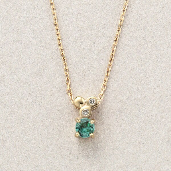 全国組立設置無料 楽天市場 ５月誕生石 ｋ１０ イエローゴールド エメラルド ネックレス エステール 丸井 マルイ 楽天市場店 激安ブランド Test Agencesquid Com