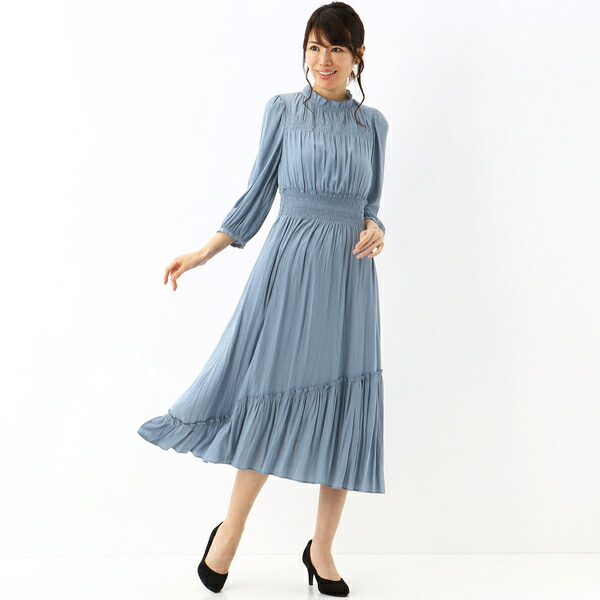 特売 割繊デシンイレヘムワンピース カールパークレーン 丸井 マルイ 店 珍しい Inquiport Net