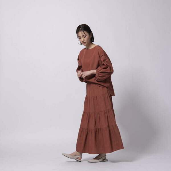 シャツ ブラウス オープニング 大放出セール 大草直子さんコラボ Own 5th Collection ２wayボリューム袖ブラウス ロートレアモン Colorscape Org