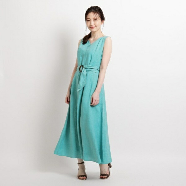 ワンピース ウエストベルト付リネンワンピース スーナウーナ 丸井 マルイ 店 ワンピース New