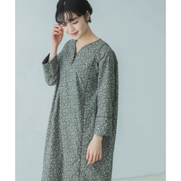 受賞店舗 楽天市場 小花柄パイピングワンピース かぐれ 丸井 マルイ 楽天市場店 配送員設置送料無料 Advance Com Ec