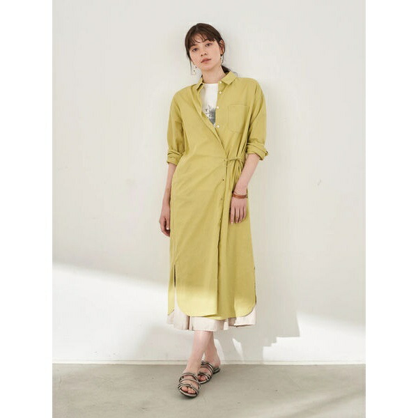 2wayフレンチリネンシャツ 講和 イェッカ ヴェッカ その他ワンピース Damienrice Com