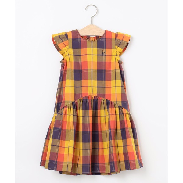 150 170cm 先染めチェックワンピース 組曲 Uncheckedfilm Com