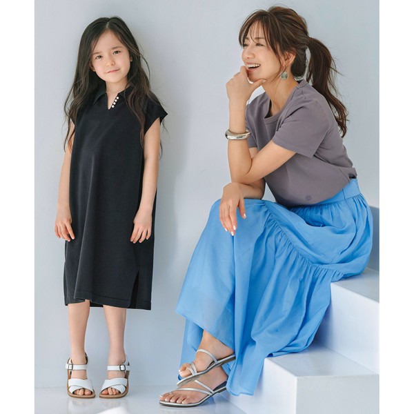 Kmkk 100 130cm パールディティールニット ワンピース 番号kk64 組曲 Psicologosancora Es