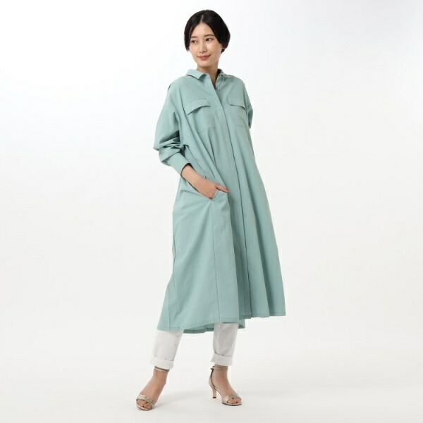 Sale ワンピース ワンピース L バックプリーツシャツワンピース アンタイトル 丸井 マルイ 店