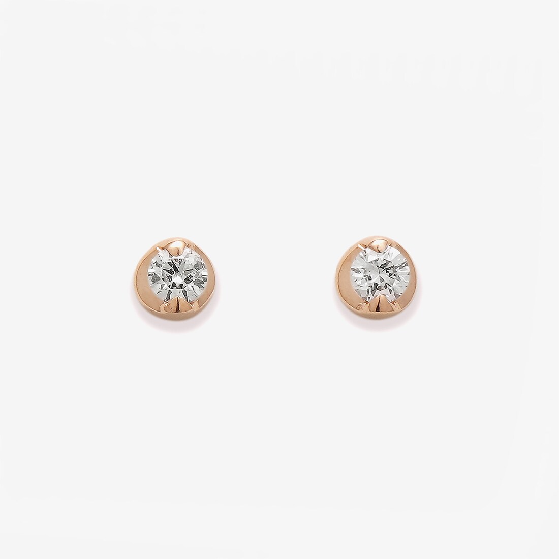 K10 ピンクゴールド ダイヤモンド ピアス/エステール(ESTELLE)|丸井(マルイ)店