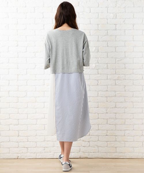 Web限定 ストリート 丸井 マルイ 店 15号 ドッキングプリーツワンピース サブ Sale ワンピース