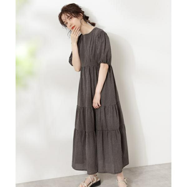 ランキング1位半額のline エヌ ナチュラルビューティーベーシック 丸井 マルイ 店 ワンピース ギンガムチェックワンピース S ギンガムチェック ワンピース S Line エヌ ワンピース Size