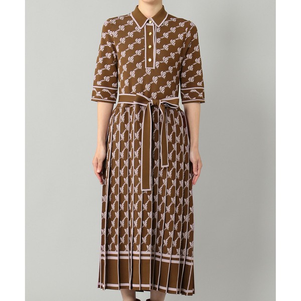 ニットモノグラムポロワンピース グレースコンチネンタル Ciptasuksesmedika Com