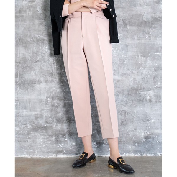 【ＷＥＢ制限事項色合いあり】ＧＥＭＩＮＩ直線コース テーパードパンツ／短い出し物（KUMIKYOKU） ボトムス-レディースファッション