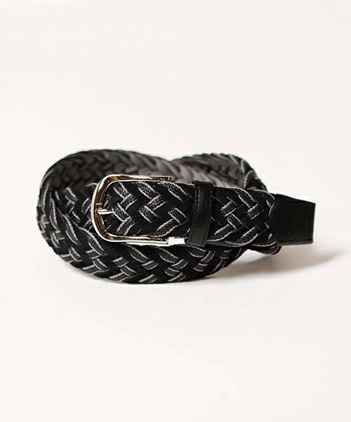 <MANIFATTURA DI DOMODOSSOLA>メッシュベルト made in japan/メンズビギ(MEN'S BIGI)