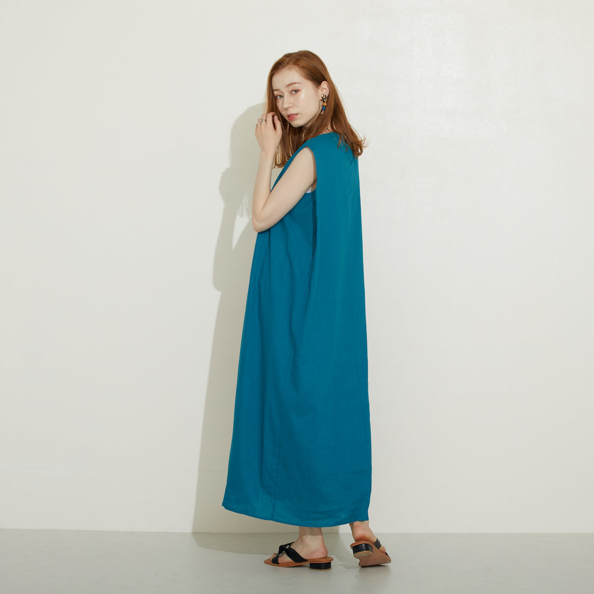 Sale ワンピース New ワンピース 麻レーヨンフレンチワンピース フレールドゥカリーナ 丸井 マルイ 店