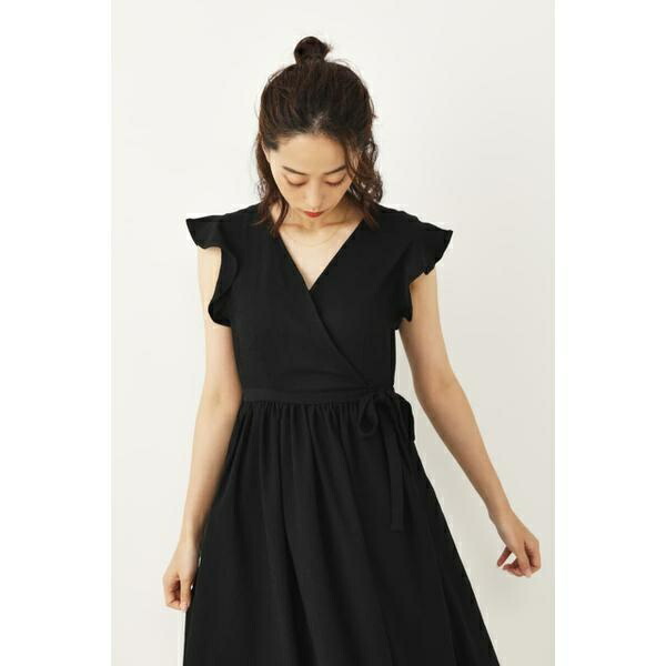 Shel Tter ワンピース ワンピース クロスオーバーラッフルワンピース シェルターセレクト 丸井 マルイ 店 Sale